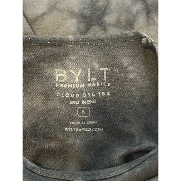 BYLT Cloud Dye Tee Shirt Bylt Blend Men’s Gray Tie Dye Size Small - Picture 5 of 5